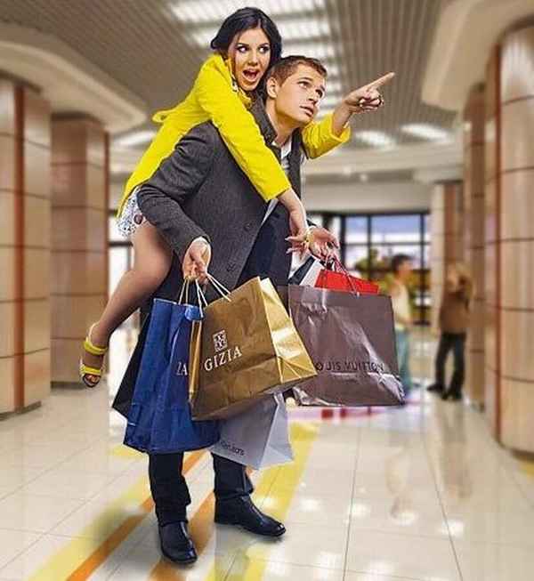 Жизнь с женщиной похожа на шопинг
