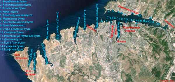 Севастопольская бухта: описание и фото, карта и координаты, видео